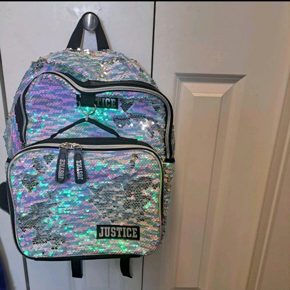 Brand New Justice Sequin Backpack